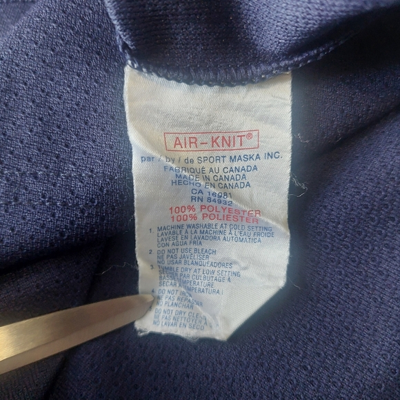 CCM Oilers Jersey, Official Licensed NHL Center Ice, Blank Back, Size XL - Picture 10 of 14